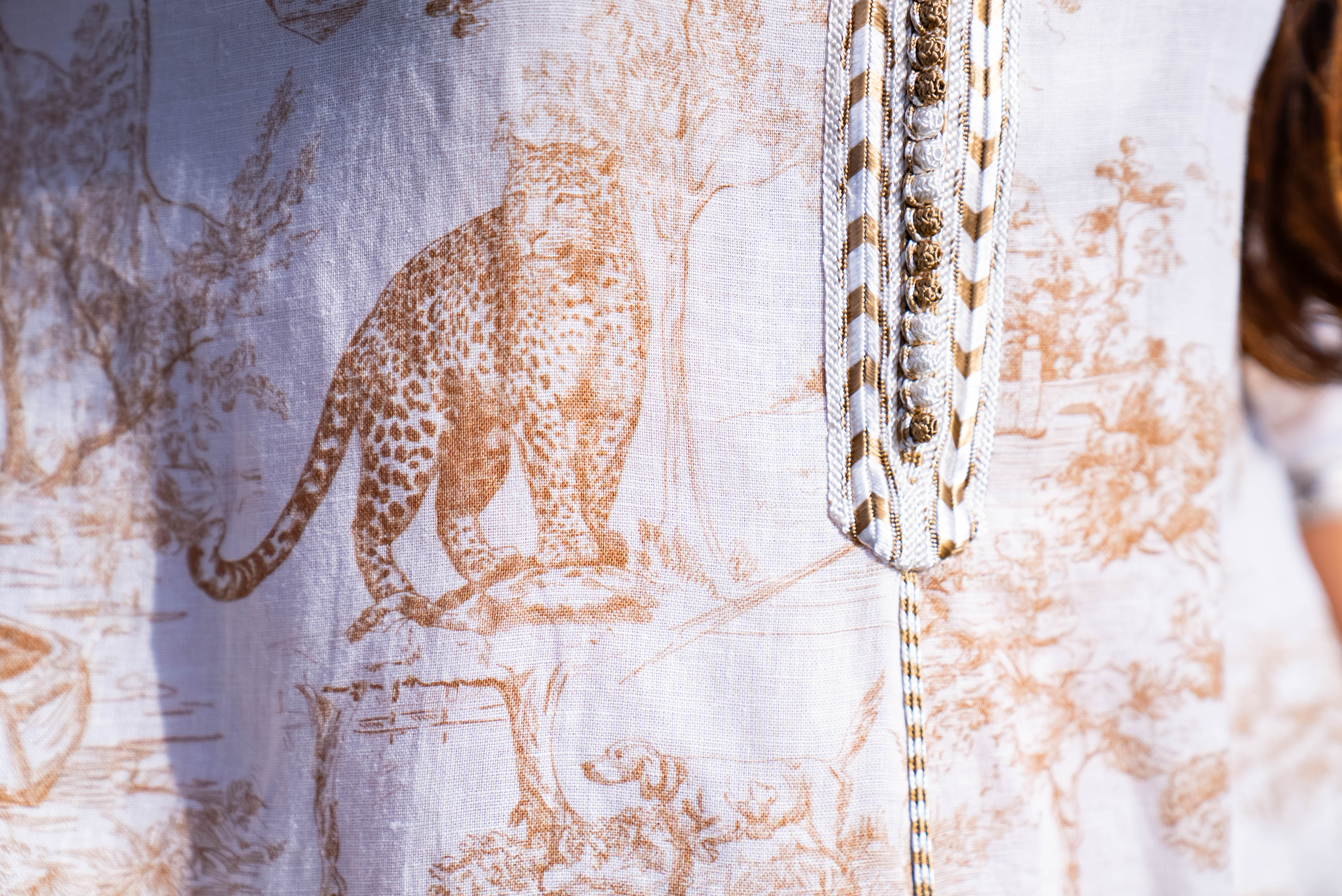 Toile De Jouy Beach Caftan