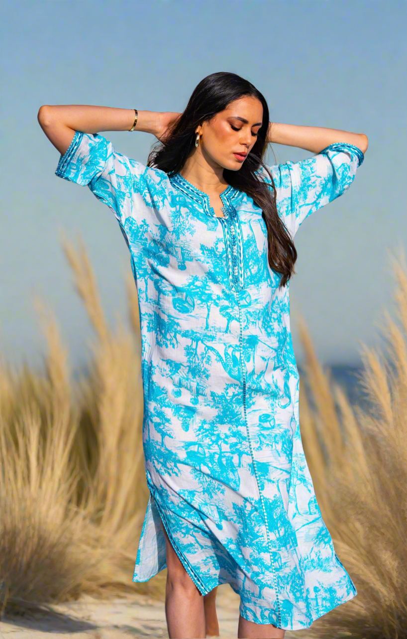 TOILE DE JOUY BEACH CAFTAN