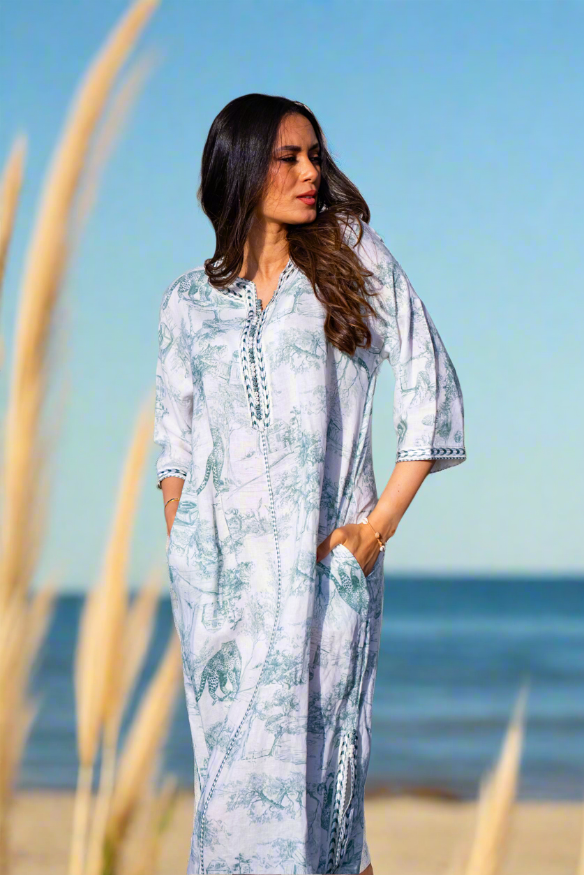 TOILE DE JOUY BEACH CAFTAN