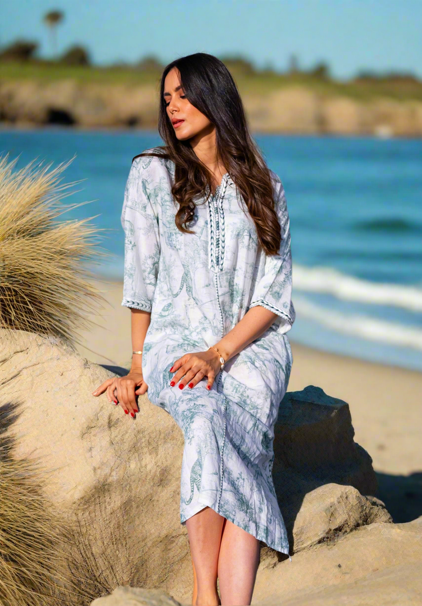 TOILE DE JOUY BEACH CAFTAN