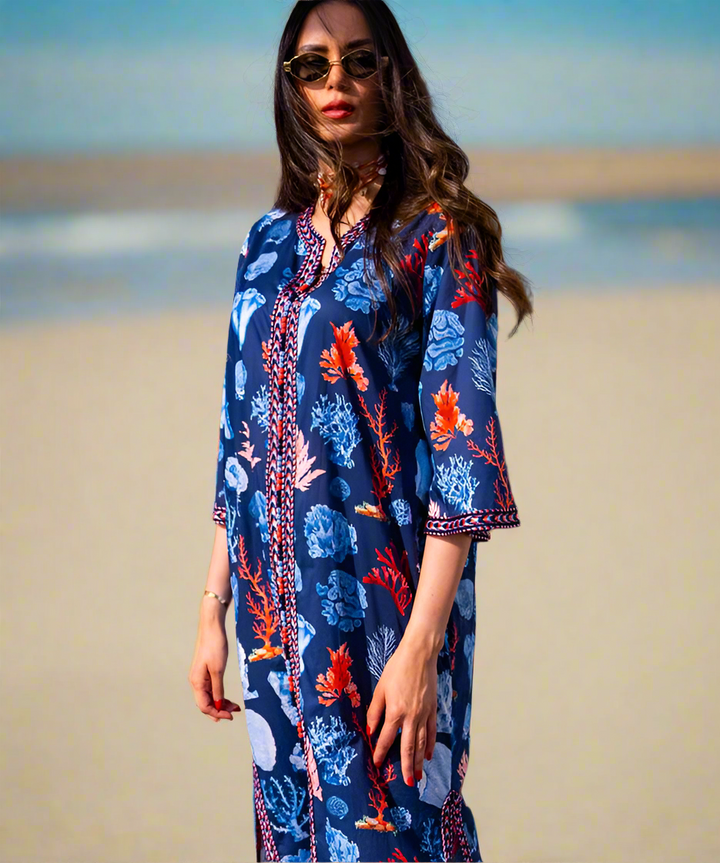 DEEP SEA BEACH CAFTAN