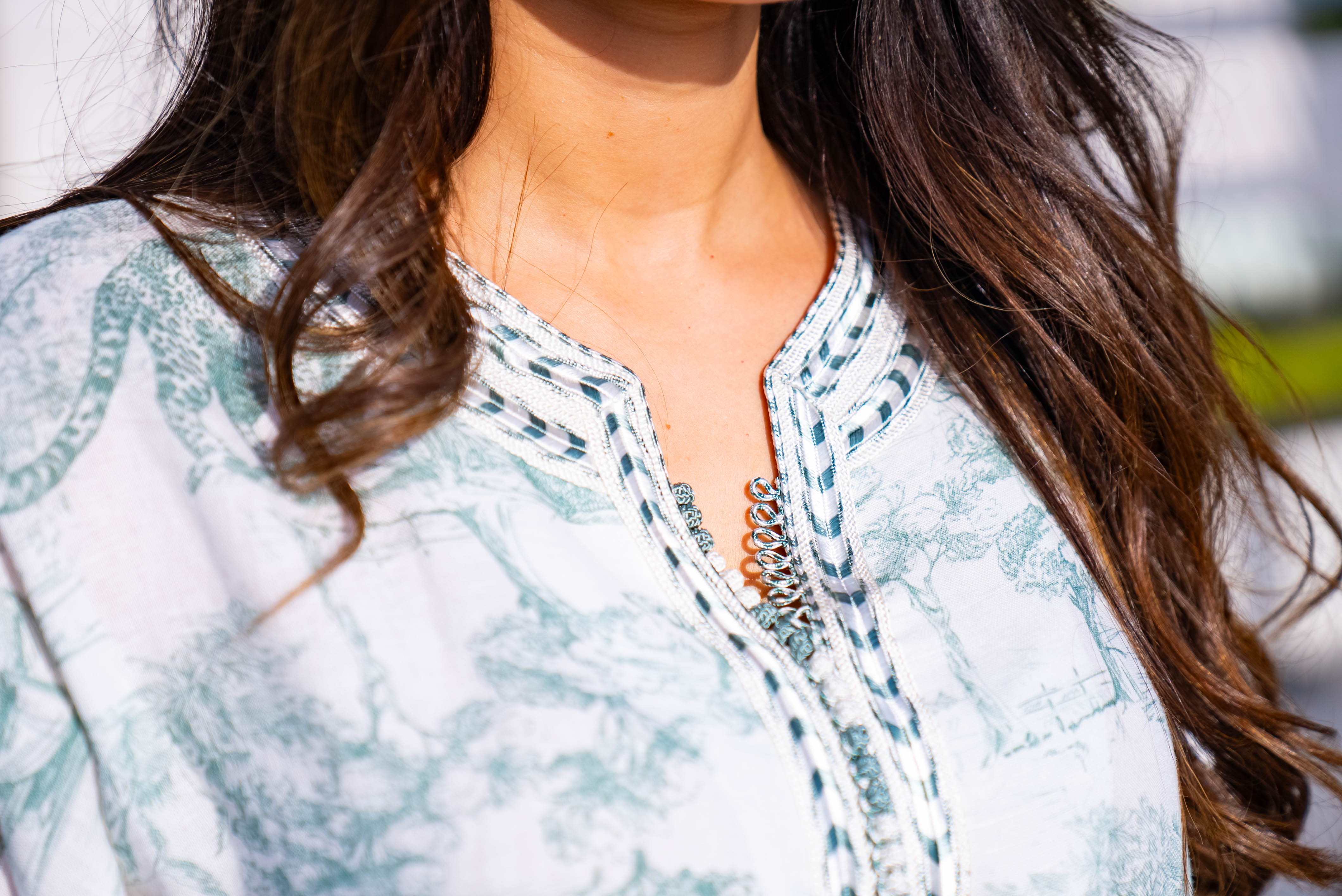 Toile De Jouy Beach Caftan