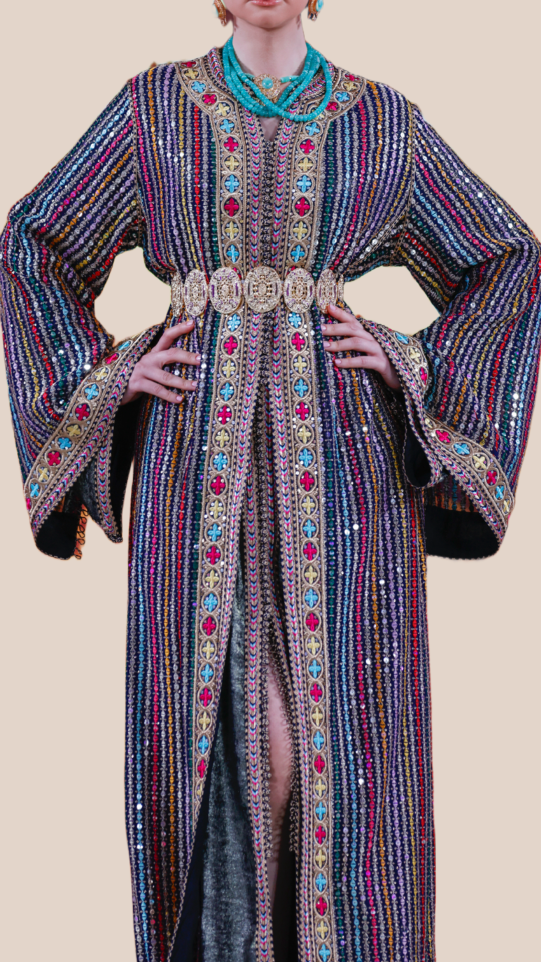 Majestic Constellation Caftan Fouzia Naciri Majestic Constellation Caftan Fouzia Naciri